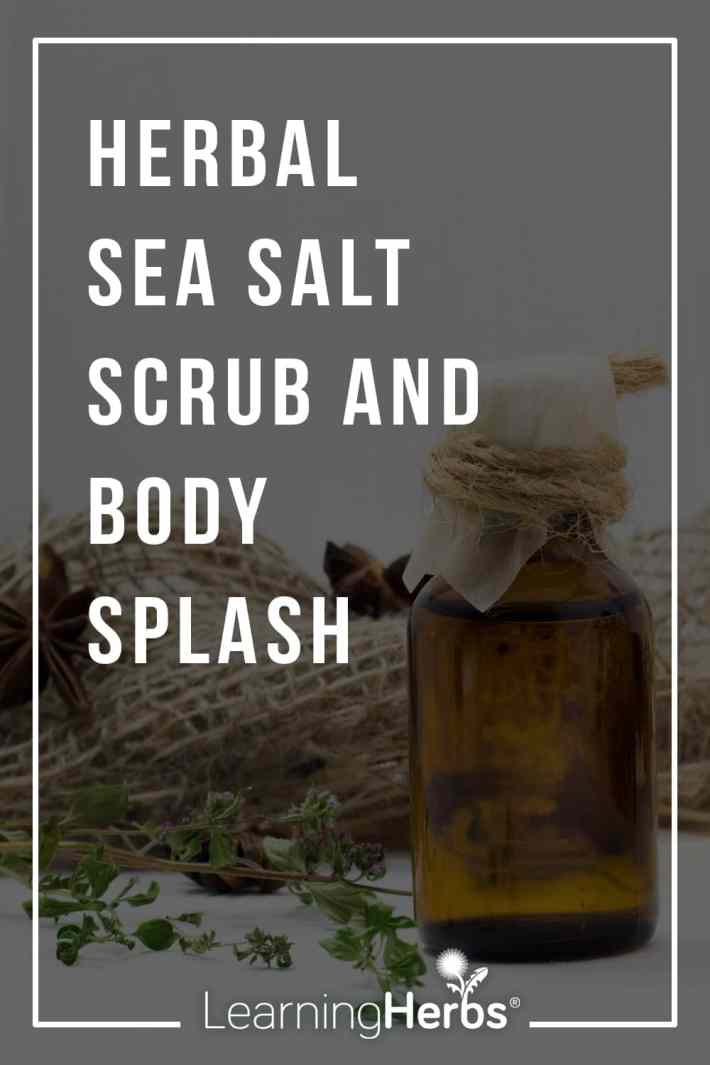 Herbal Sea Salt Scrub and Body Splash