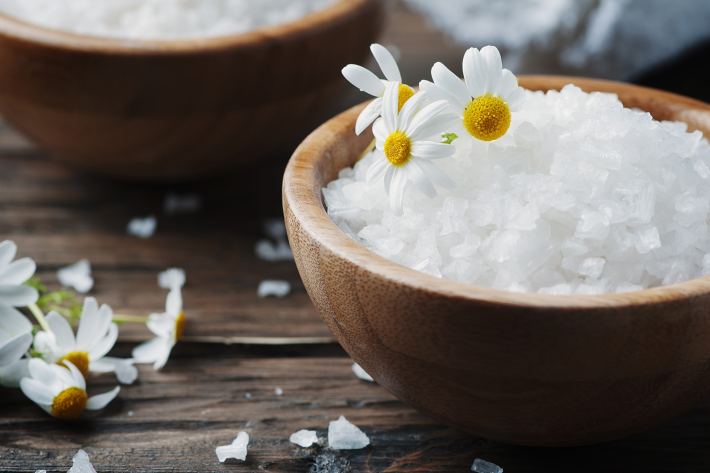 Dry Skin Remedy: Herbal Sea Salt Scrub