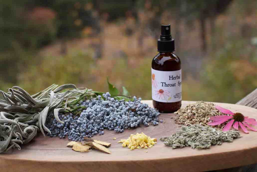 Herbal Sore Throat Spray Recipe