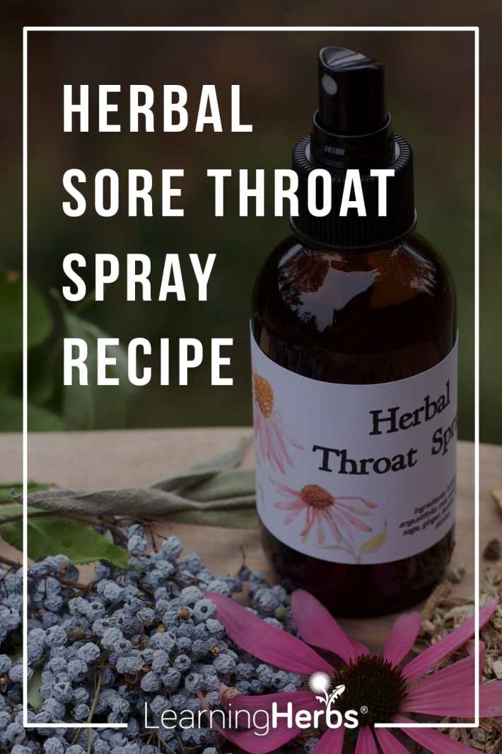 How to Make Herbal Formulas & A Sore Throat Spray Recipe